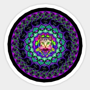 Mandala Magic - Meow Mandala Sticker